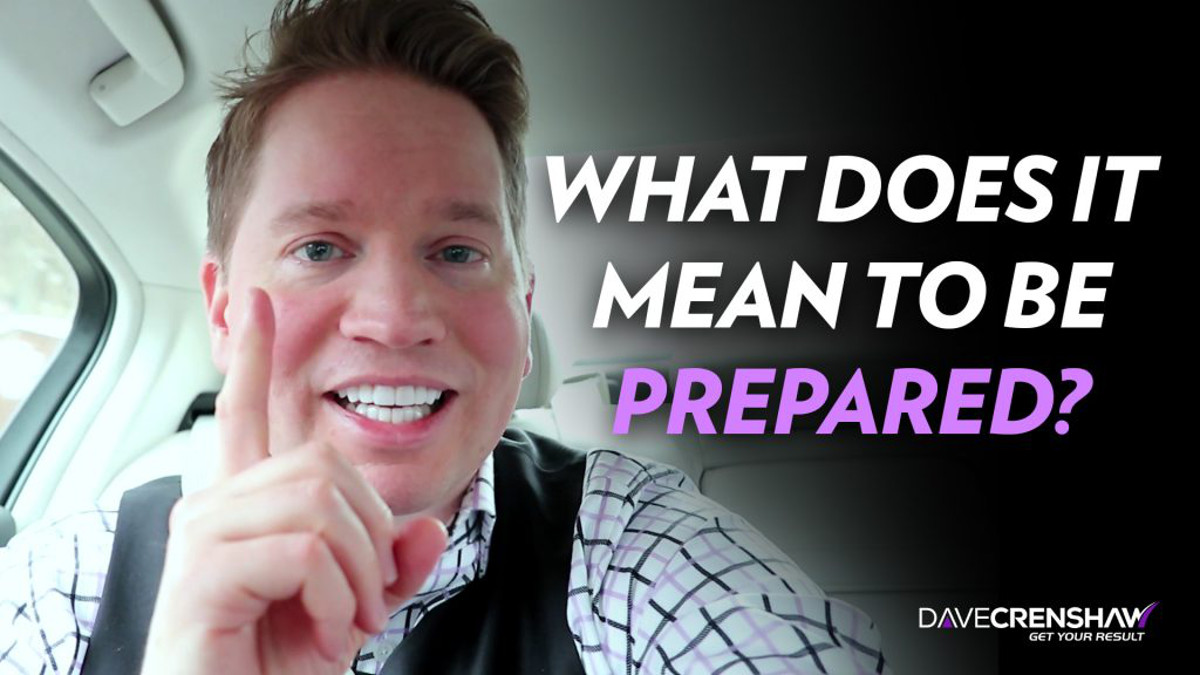 What does it mean to be prepared?