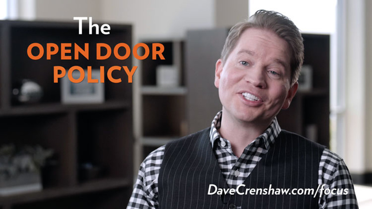 How an open-door policy interrupts your focus