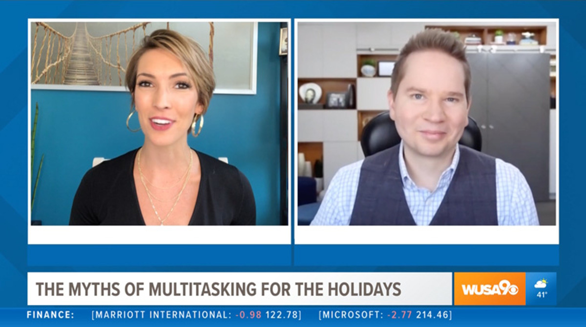 Why the holiday multitasking habit is not productive or healthy